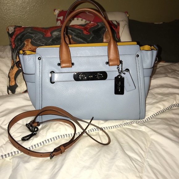 Sold Beautiful coach swagger with matching wallet - Picture 6 of 8